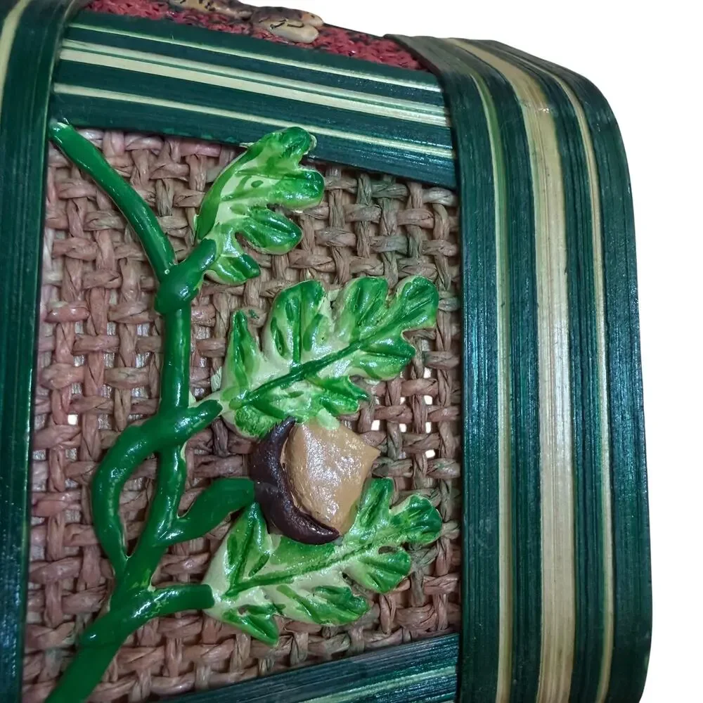 Vintage hexagonal basket
